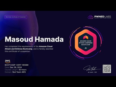 Amazon Cloud Attack and Defense Bootcamp at PwnLabs