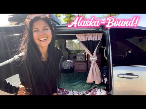 Goodbye Arizona…I’ve Finally Hit the Road to ALASKA!!! | Living in a Minivan Full-Time, Ep. 1