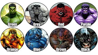 Every Major Hulk Color Explained In 15 Minutes