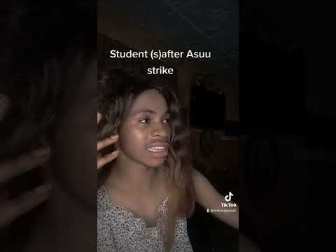 Some student after ASUU strike.   #makemeviral #tiktoknigeria #tiktokafrica #bukunmioluwasina