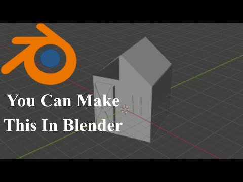 How to Make a Simple House in blender