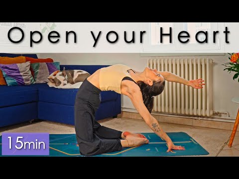 Yoga for Chest and Shoulders | All Levels | 15min