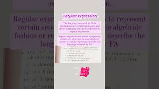 #automata ||what is regular expression..
