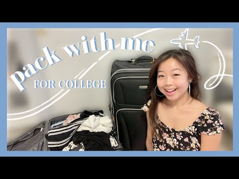 COLLEGE Pack with me for | 2 SUITCASES! | Rice University Freshman year in Houston, TX