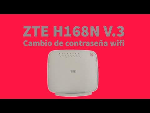 Cambio de Contraseña CLARO GT ROUTER ZTE H168N V3