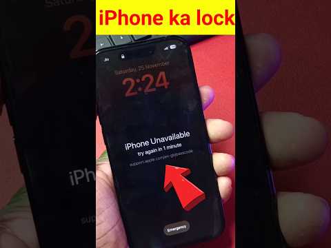 iPhone is disabled connect to iTunes #iphonekalockkaisetode #howtounlockiphone #iphone #shorts