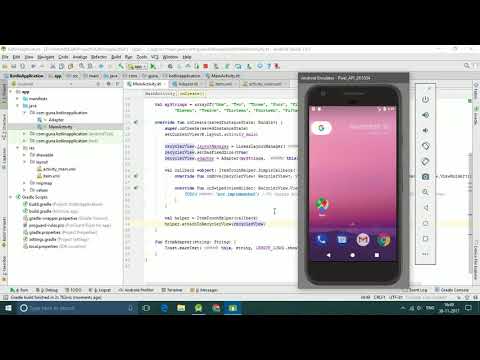 Using RecyclerView in Kotlin | Android