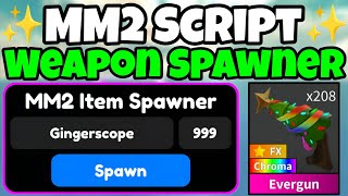 [🌊SUMMER UPDATE] BEST MM2 ITEM SPAWNER SCRIPT 🔥 CHROMA EVERGUN 🚤 YACHT MAP + SYNTHWAVE EVO | DELTA