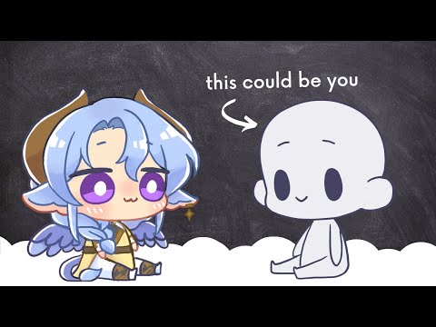 【Art Tutorial】 Let's Sit Together - How to make a Sit Emote for Twitch, Discord