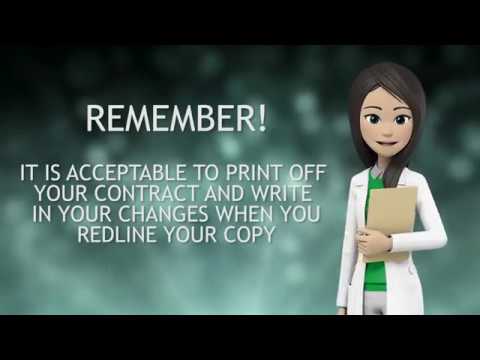 Chapter 6, Section 2 - Redlining the Contract