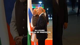 PM #narendramodi Broke Protocol to Receive #presidentputin on his Visit to Discuss #nationalsecurity