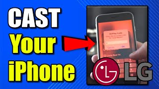 How to Screen Mirror & Cast iPhone Screen to LG TV with Airplay (Best Method)