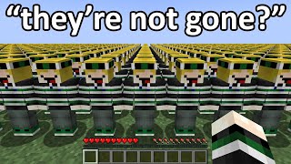 Minecraft but it's the MYSTERY behind DELETING WORLDS