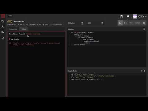 Codewars 6kyu question | Python