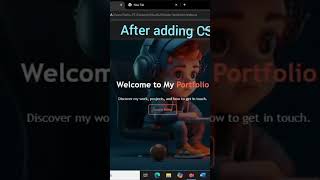 watch the magic of css transform basic web page. #htmlcss #transformation #css