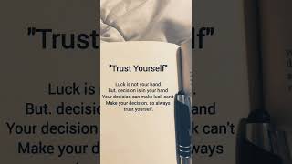 TRUST YOURSELF||#motivation #quotes #shorts #life #english_quotes