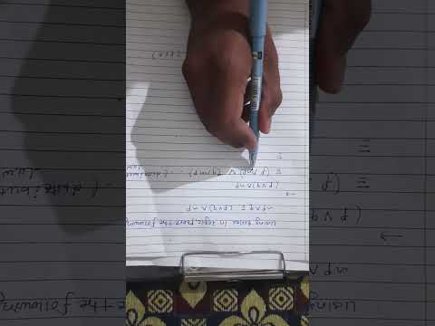 #prove that using rule#Mathematical logic#class 12