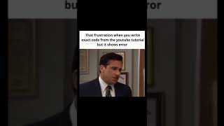 Coder Frustration On Error | Coder Meme | Programmer Meme  | #shorts #coding #meme