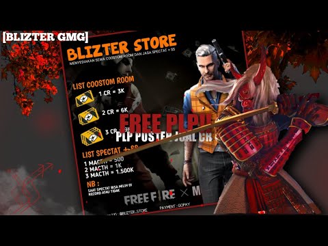PLP POSTER JUAL CR & JASA SPECTAT GRATIS NO PW || BLIZTER GMG