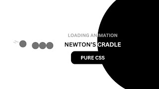 Swing into Action: Creating a Newton's Cradle Animation with HTML and CSS! 🔄💻✨