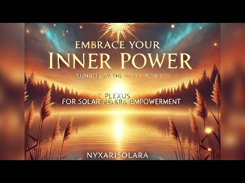 🌅 Embrace Your Inner Power: Sunrise by the Lake for Solar Plexus Chakra Empowerment☀️ #meditation