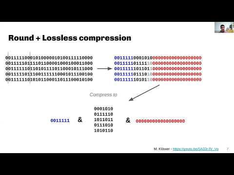 Compression of Geospatial Data with Varying Information Density