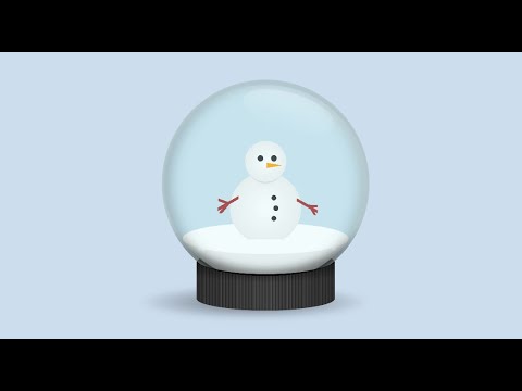 Snow globe with HTML and CSS short | video comming soon | CodiNGCreatiVE