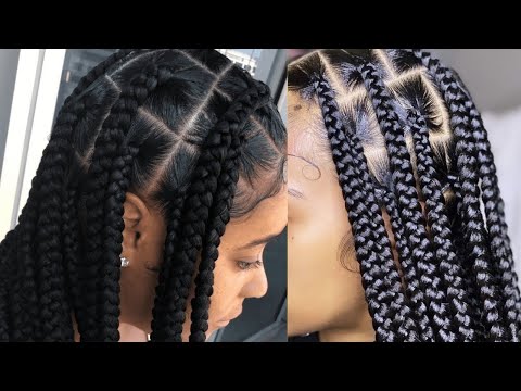 HOW TO MAKE Box Braids IN 5 EASY WAYS EP.09|Tutorial for Beginners #knotlessbraids