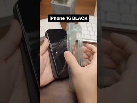 iPhone 16 Black: First Look & Hands-On Review! 🔥📱 #iPhone16 #TechReview #Unboxing