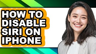 How to Disable Siri on Iphone (full Guide)