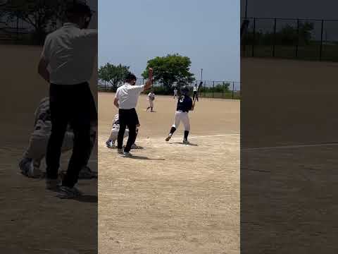 #少年野球　5月26日　先発2回目2イニング被安打1 試合勝利