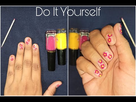 Nail Art Design | Super Easy 2 Minutes Nail Art At Home