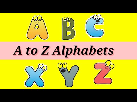 ABCD for kids - Alphabets - A to Z Letter - Capital Letters - @Fun N Learn Preschool