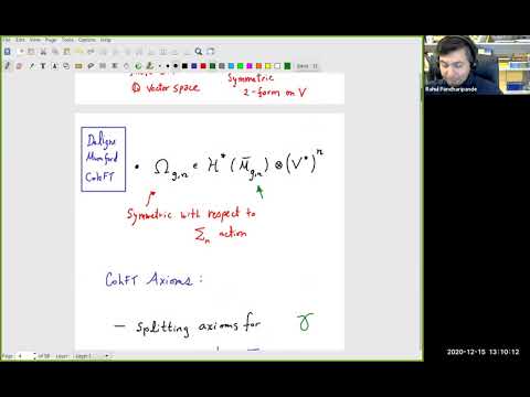 Rahul Pandharipande: Picard CohFTS: ideas and constructions