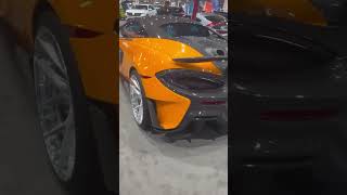 Exotic car at Houston auto show ￼2024 !!! #mcclaren #fastcars #exoticcars Please Subscribe!!!
