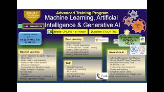 Master in Machine Learning, Artificial Intelligence and Gen AI - Integrated with Python and ML-Ops