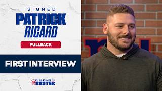 First Interview: Fullback Patrick Ricard on Joining the Giants | New York Giants