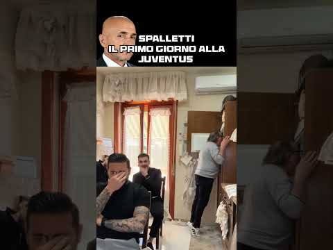 Spalletti il primo giorno alla Juventus