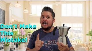 STOP burning your coffee!! This is the proper way to use a MOKA POT.