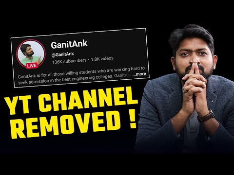 GanitAnk Youtube Channel Removed | Important Update | Ankush Sir