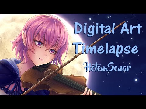 Digital Art Timelapse | Vania Brightspark