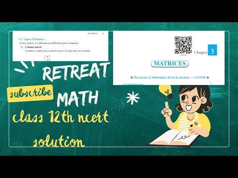 Types Of Matrices with definition and Example | Matrices Definition with Example Mathematics |Matrix