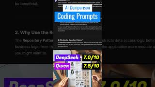 DeepSeek vs Qwen - Coding Prompts #aiprogramming