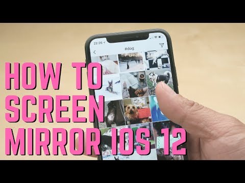 How to Screen Mirror iOS 12