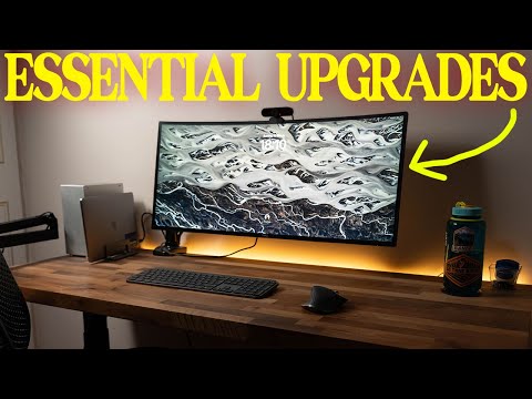 MUST HAVE Desk Setup upgrades that ACTUALLY matter - After 8000 hours WFH, Gaming + Creating Content