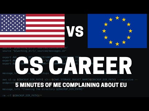 CS Career in US vs EU