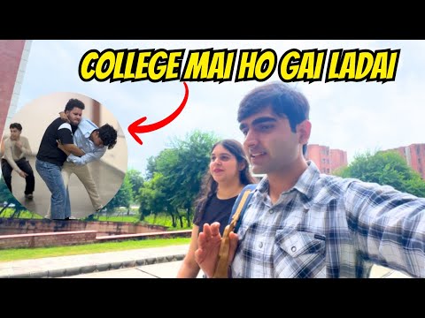 COLLEGE MAI HO GAI LADAI 😡 | AMITY UNIVERSITY GURGAON 