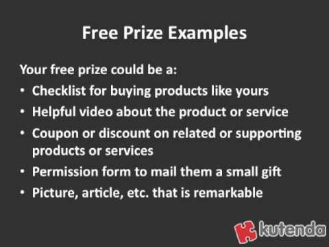 Website Form Tip: Add a "Free Prize" to Your Thank You Page