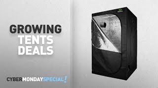 Top Cyber Monday Growing Tents Deals: EasyGrowth 48"x48"x80" Reflective Mylar Hydroponic Grow Tent