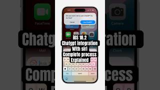 Enable ChatGPT on iPhone in Seconds!Siri Integration Guide #chatgpt #iOS18.2 #artificialintelligence